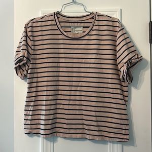 Current/Elliott “The Sailor Tee” in Rose Dust